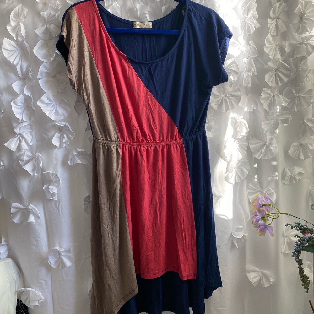 Amber Blue hi lo dress